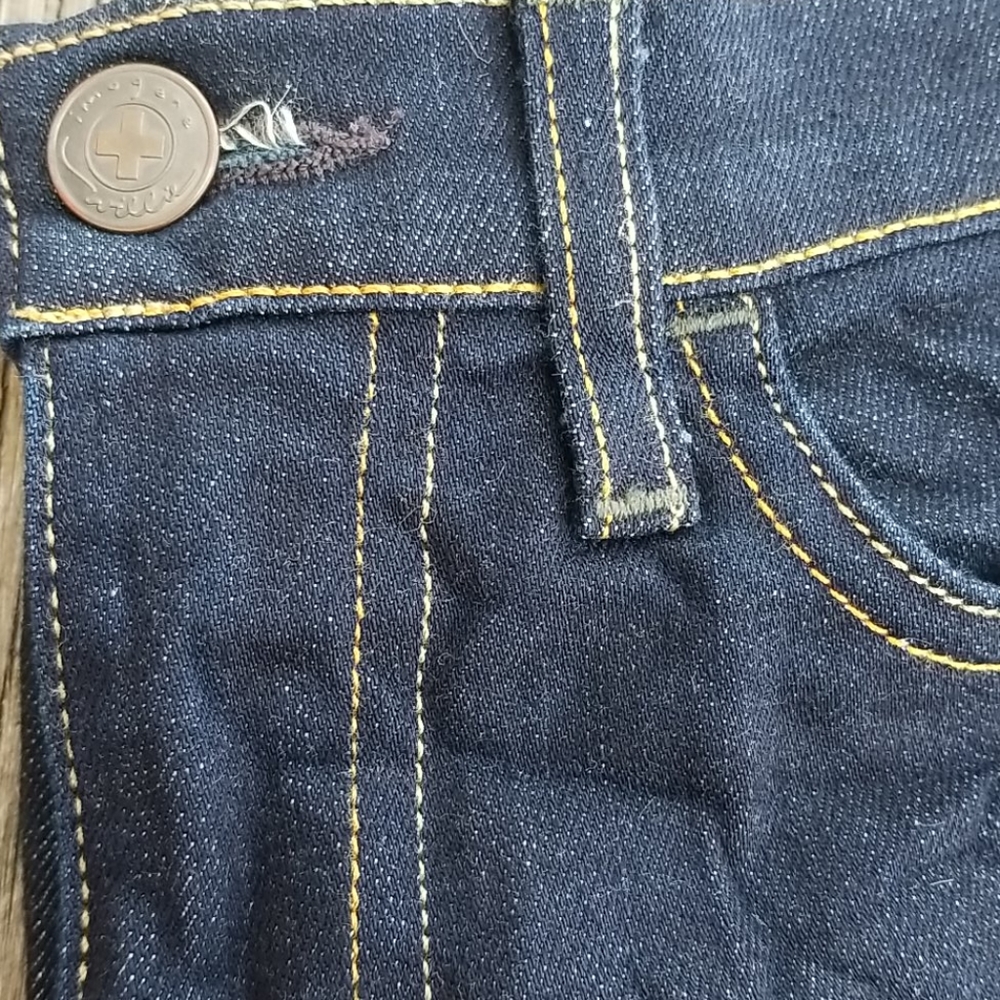 Imogene + Willie Lucy  Low Rise Skinny Jeans Size 25R Dark Blue - Picture 7 of 15